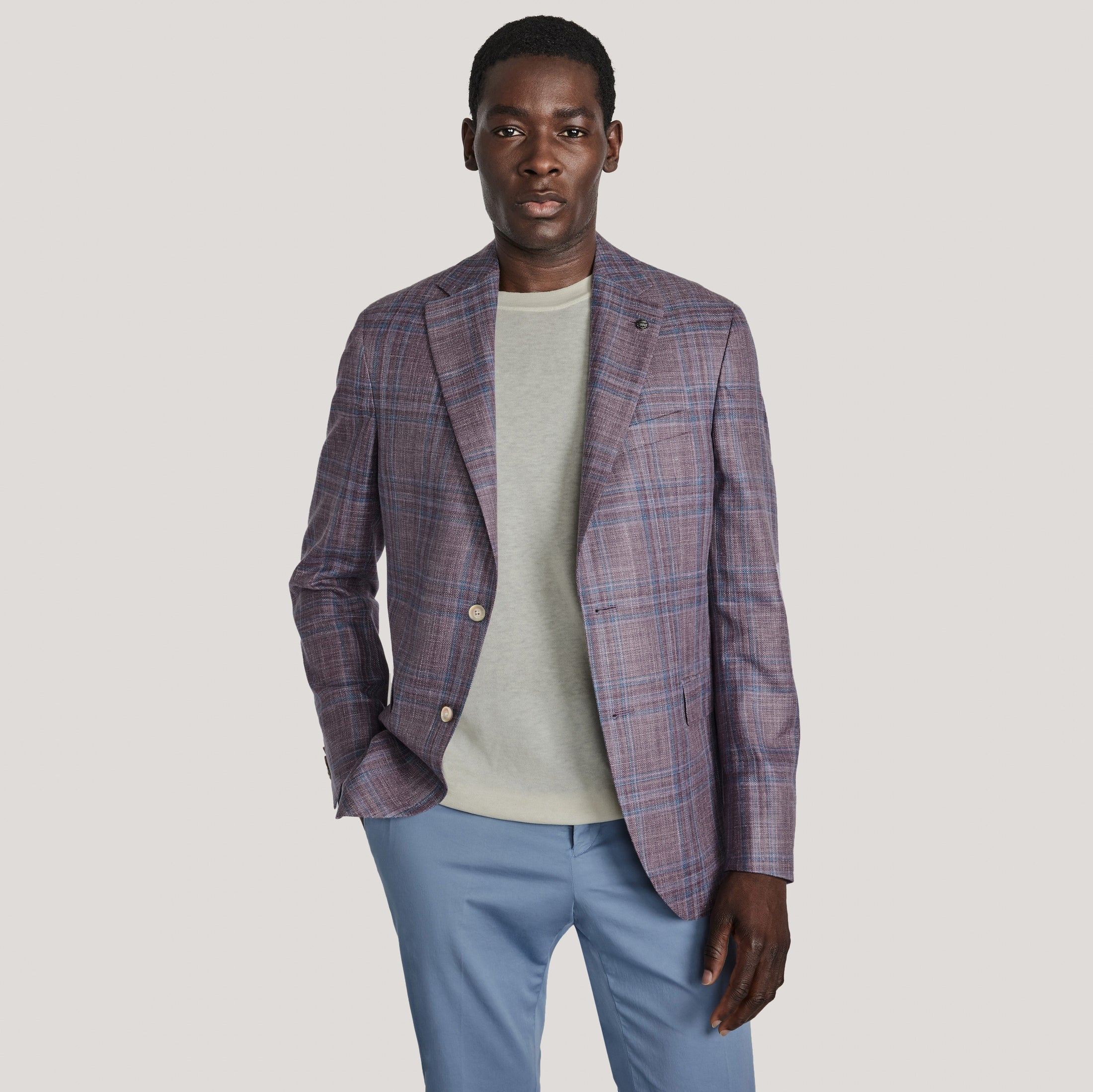 Loro Piana Lavender Check Sport Coat