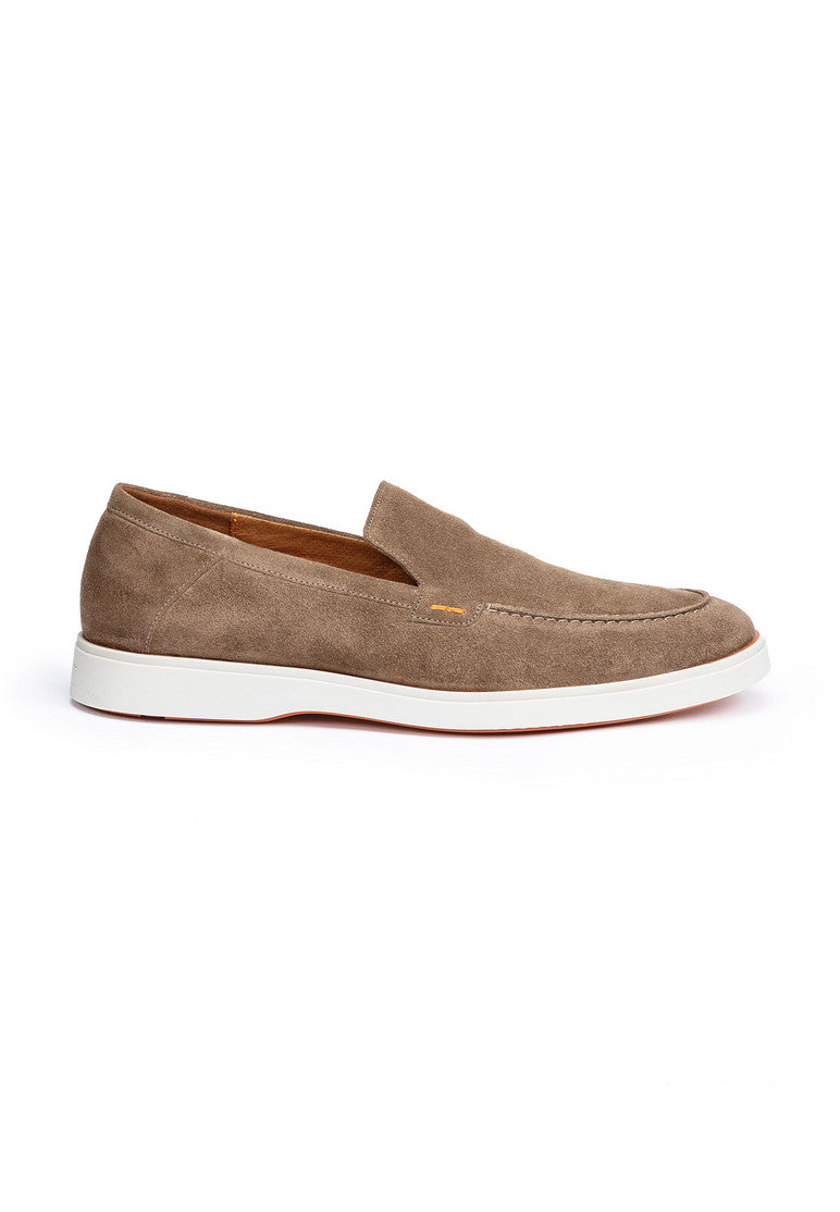 Hunter Suede Loafer in Light Brown