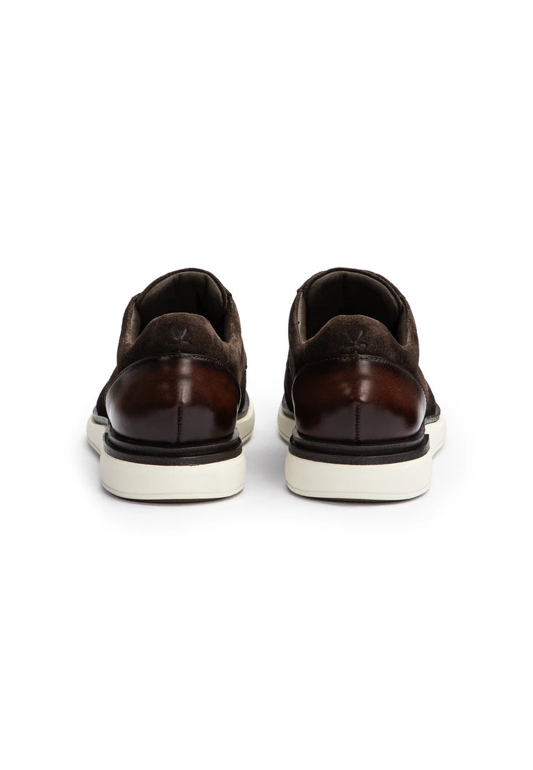 Sable 113 Suede Leather Casual Shoe in Brown