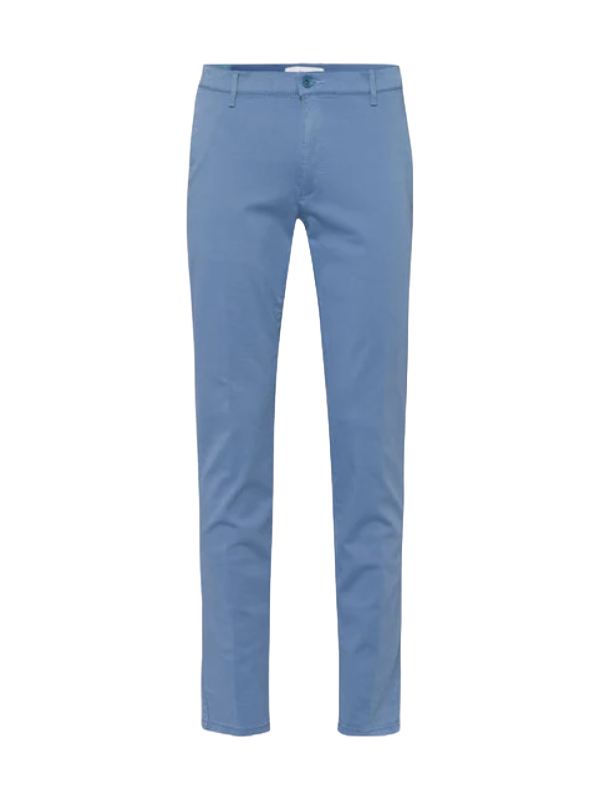 Silvio Hi-Flex Stretch Slim Chino in Smoke Blue - Main Image