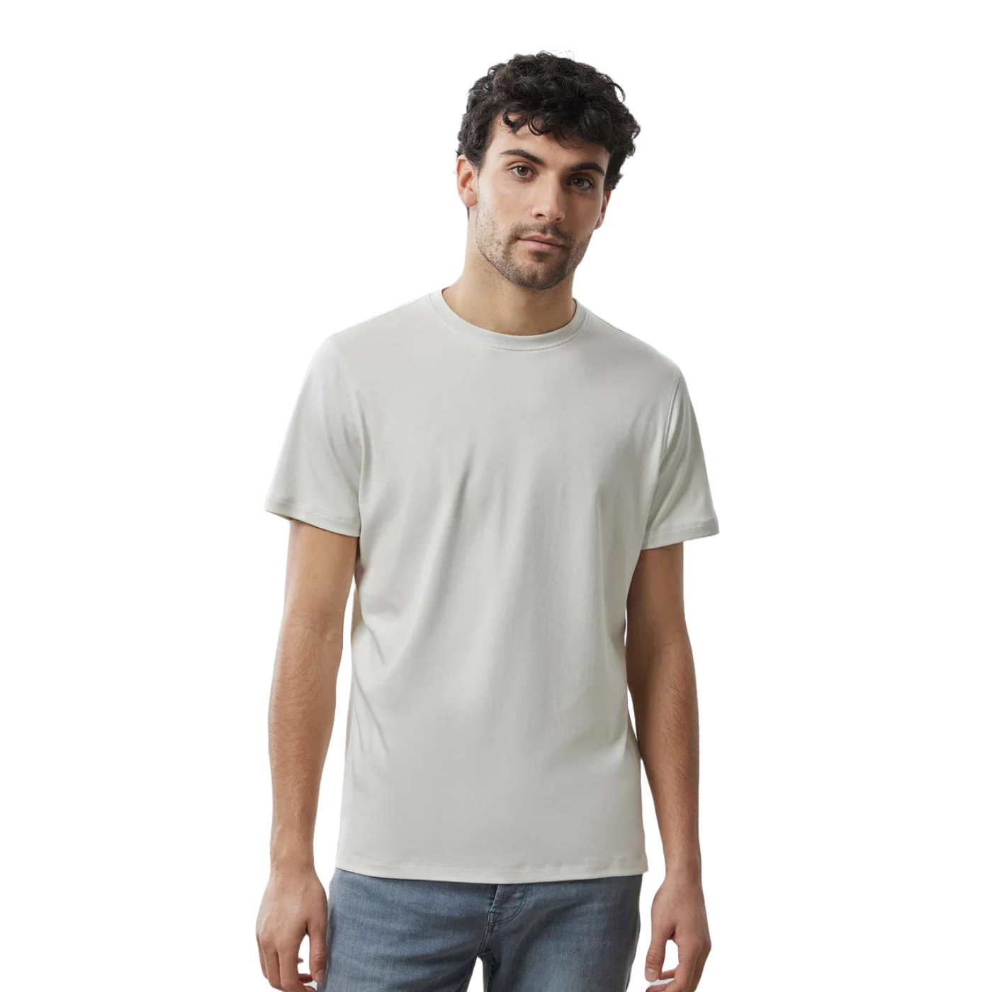 Georgia SS Crewneck in Light Moss