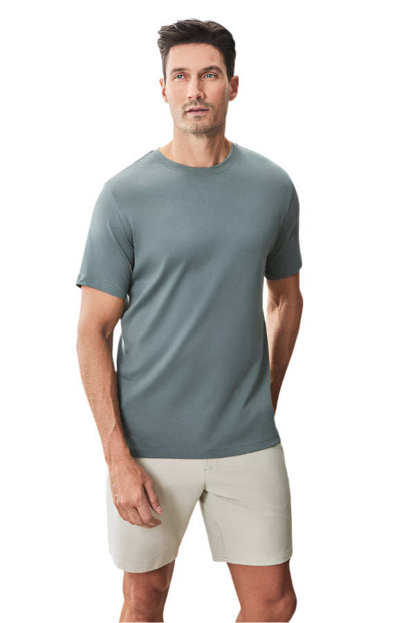Georgia SS Balsam Green Crewneck