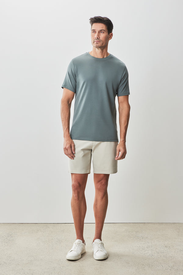 Georgia SS Balsam Green Crewneck