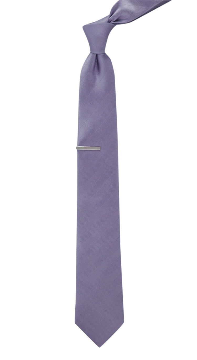 Herringbone Vow Lavender Tie