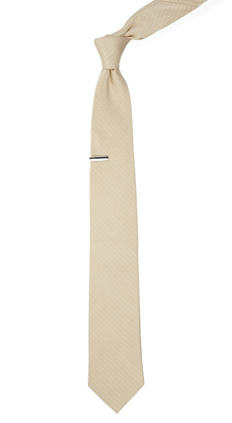 Mini Dots Light Champagne Tie