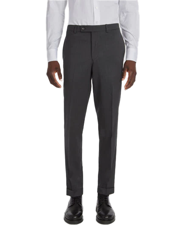 3SIXTY5 Nathan Modern Fit Suit Trouser in Charcoal