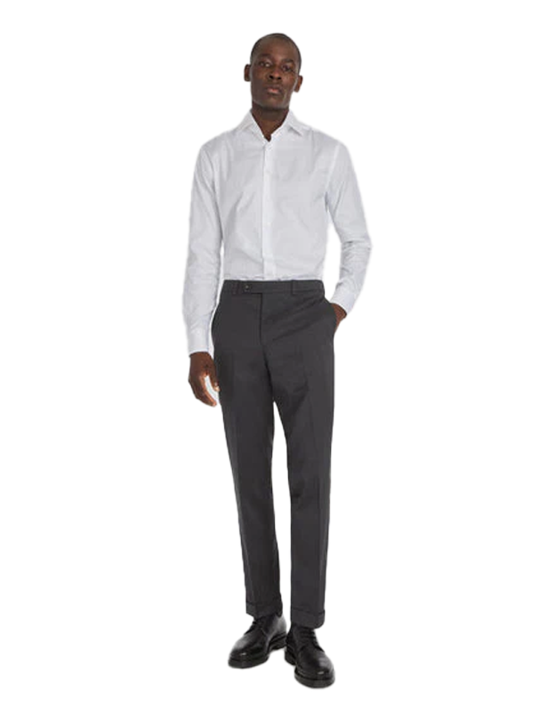 3SIXTY5 Nathan Modern Fit Suit Trouser in Charcoal
