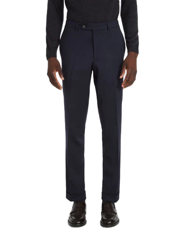 3SIXTY5 Payne Contemporary Trim Suit Trouser in Blue