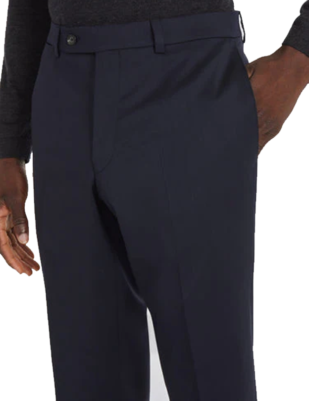 3SIXTY5 Payne Contemporary Trim Suit Trouser in Blue