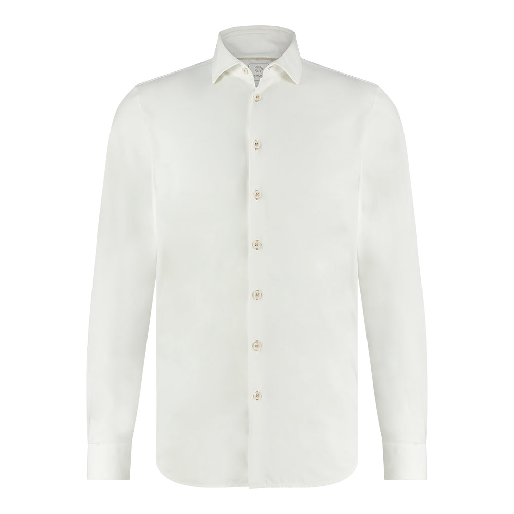 Technical Stretch Shirt in Off White