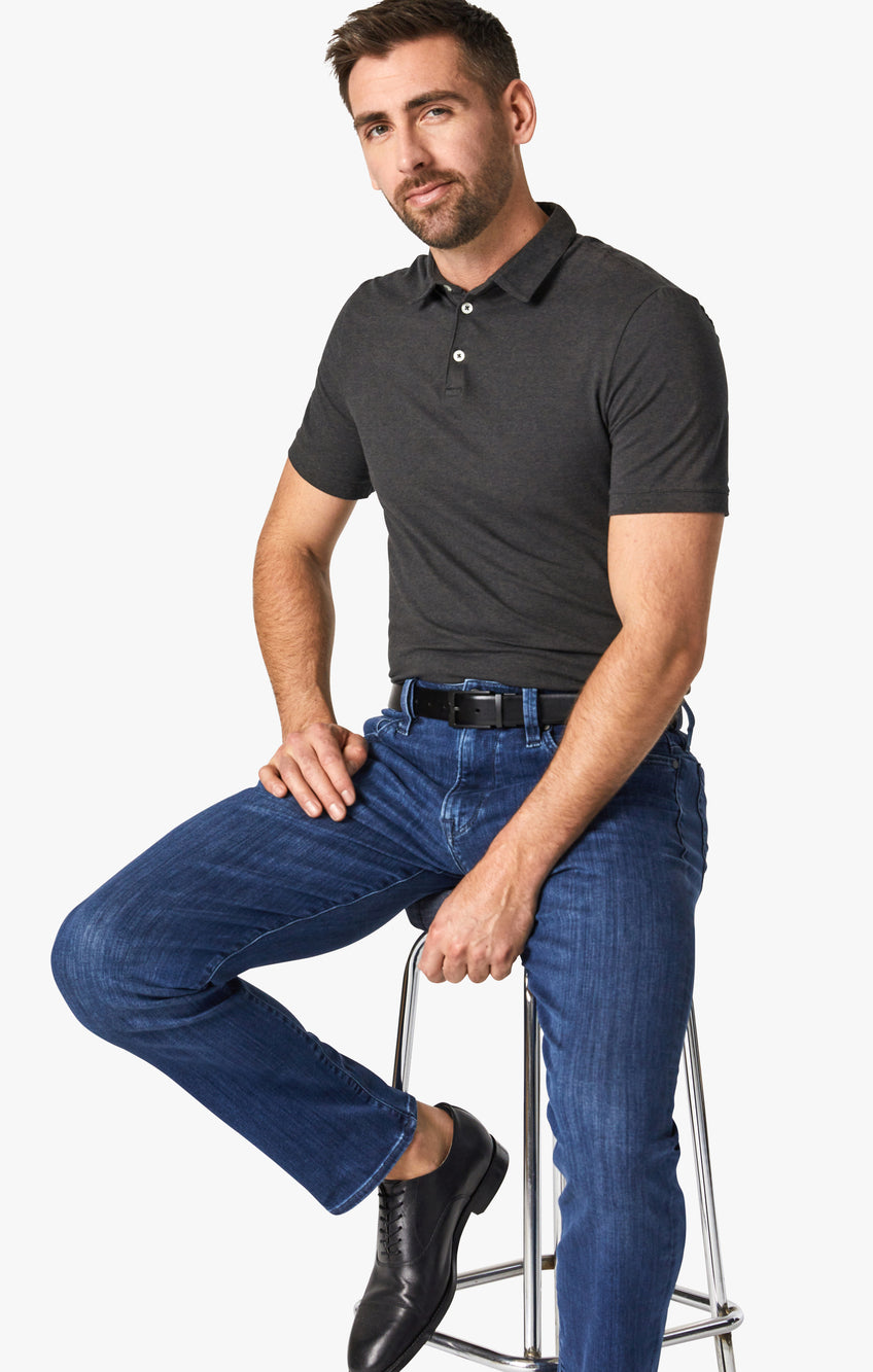 Courage Straight Fit Denim in Mid Urban