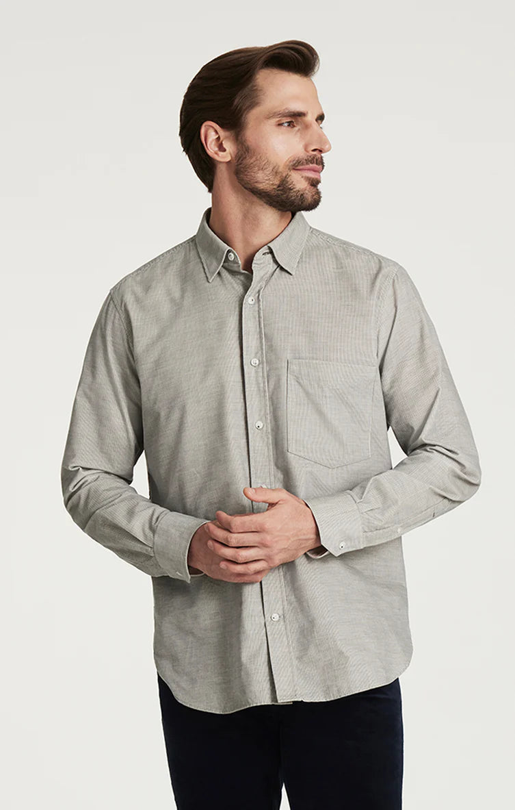 Corduroy Pocket Shirt in Grey