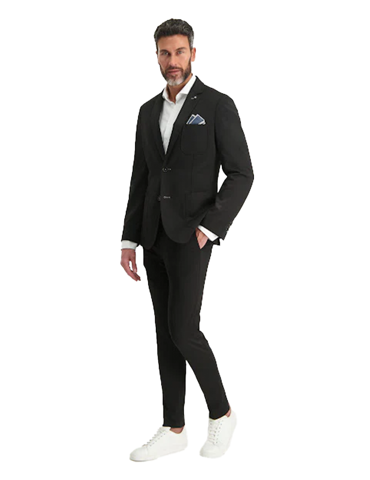 Black Jersey Sport Coat