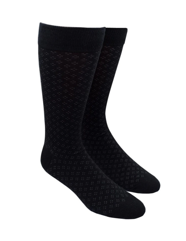 Black Speckled Dress Sock