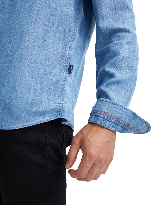 Blue Tencel® Denim Shirt