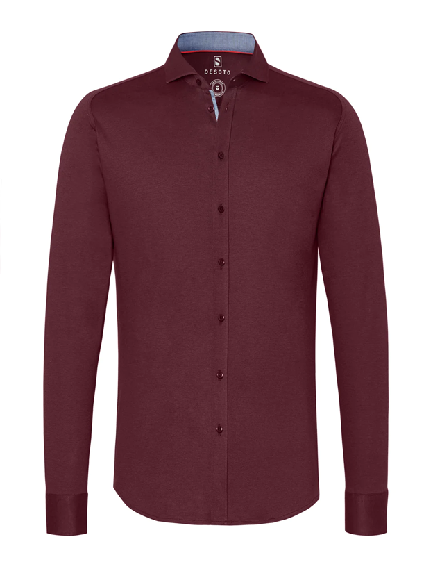 Burgundy Solid Shirt