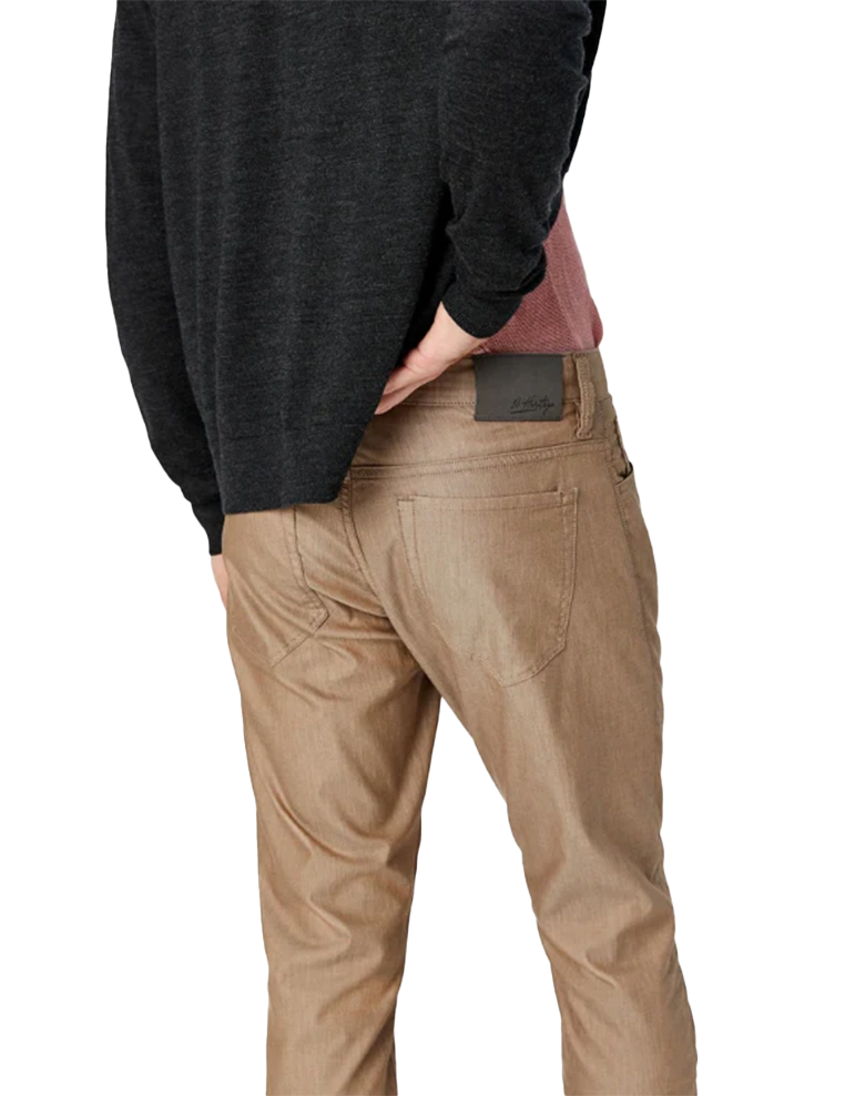 Cool Slim Fit Camel Reversed Twill Trouser