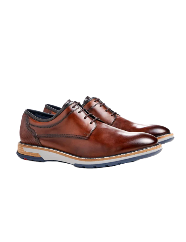 Dero Derby Shoe in Brandy