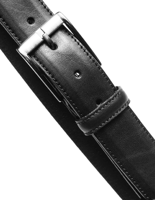 "Elevate Your Style with Charles and Hunt Black Leather Belts for Men