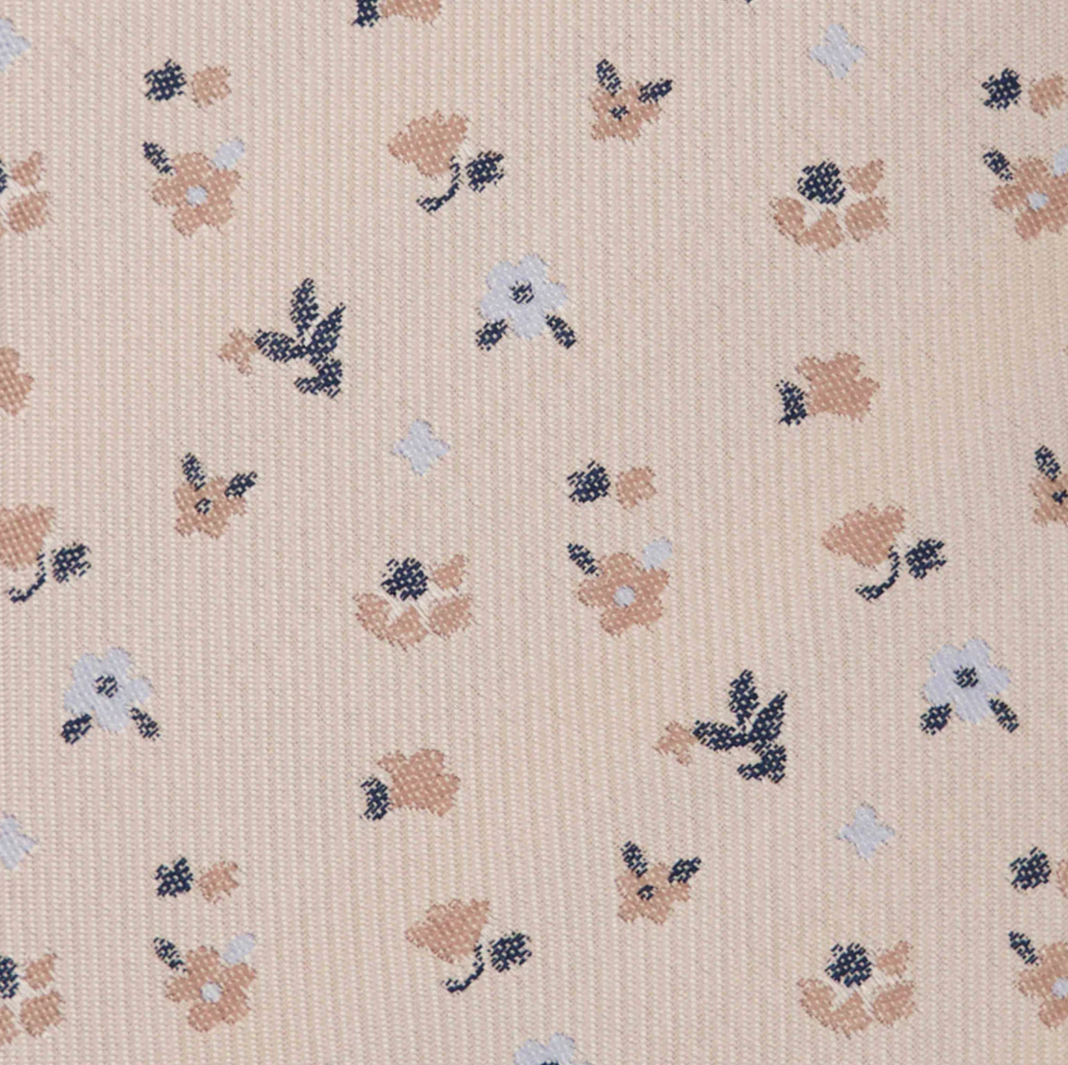 Falling Florals Champagne Tie