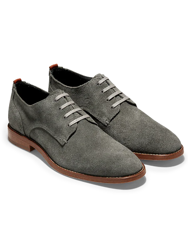 Feathercraft Grand Blucher Oxford in Magnet Suede