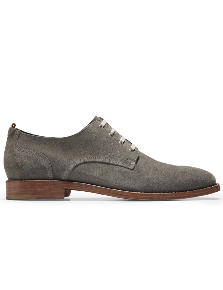 Feathercraft Grand Blucher Oxford in Magnet Suede