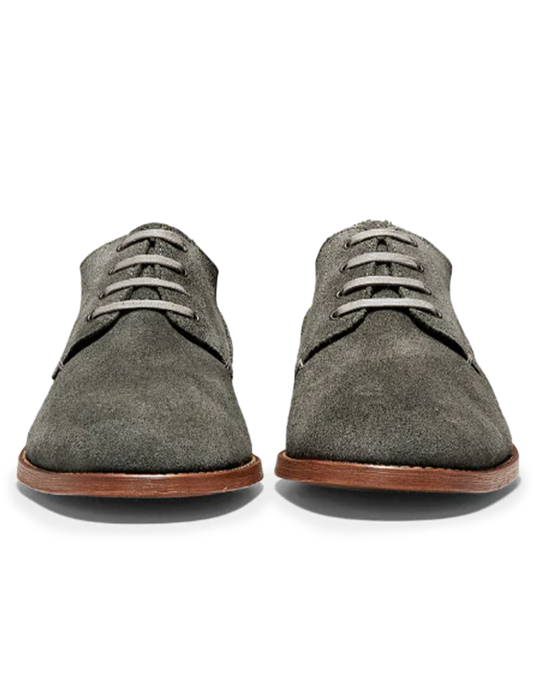 Feathercraft Grand Blucher Oxford in Magnet Suede