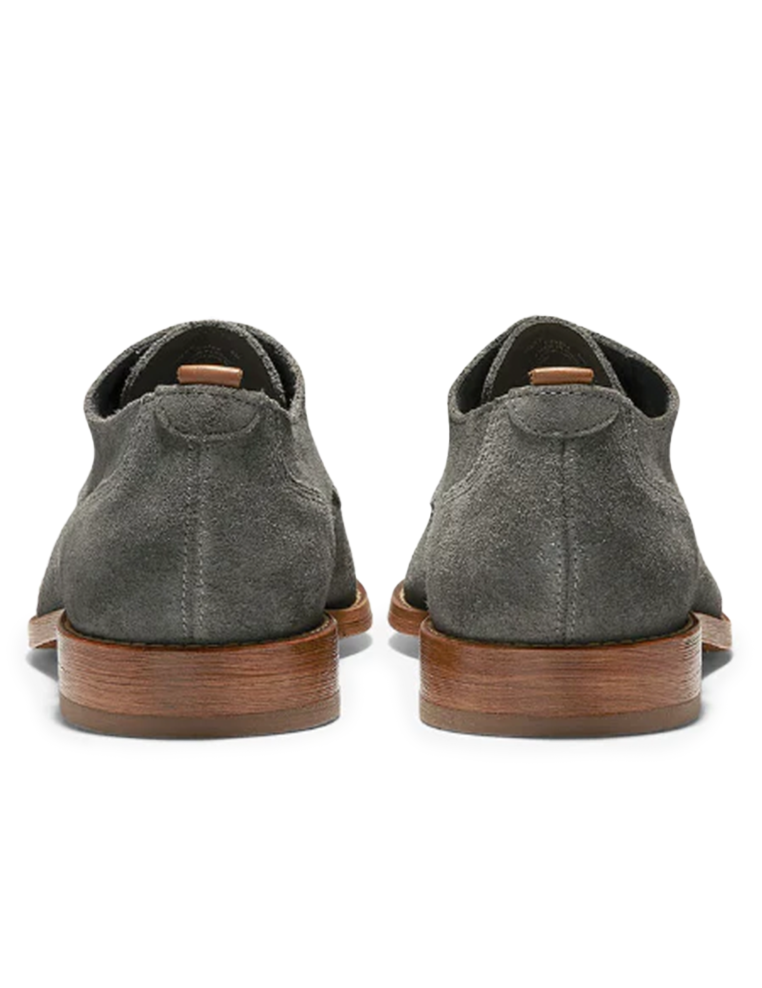 Feathercraft Grand Blucher Oxford in Magnet Suede