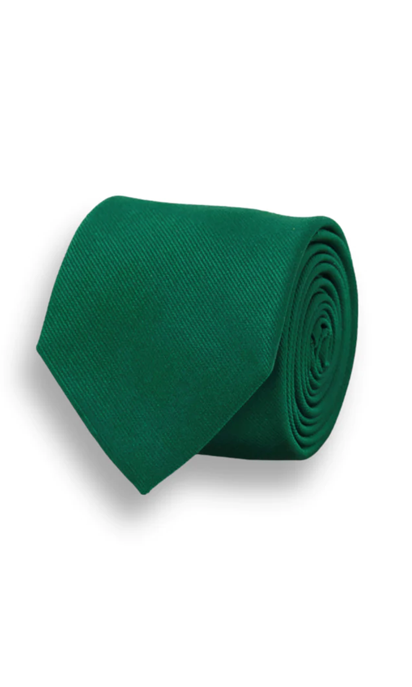 Grosgrain Hunter Green Tie