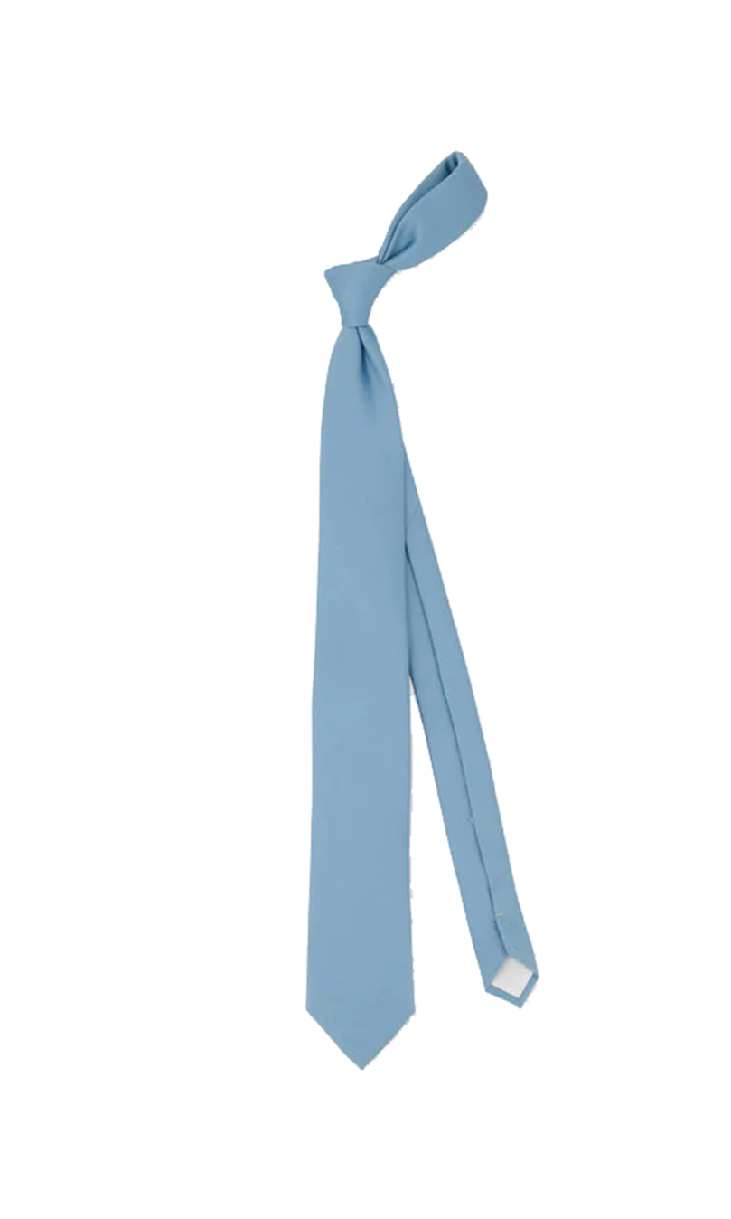 Grosgrain Steel Blue Tie