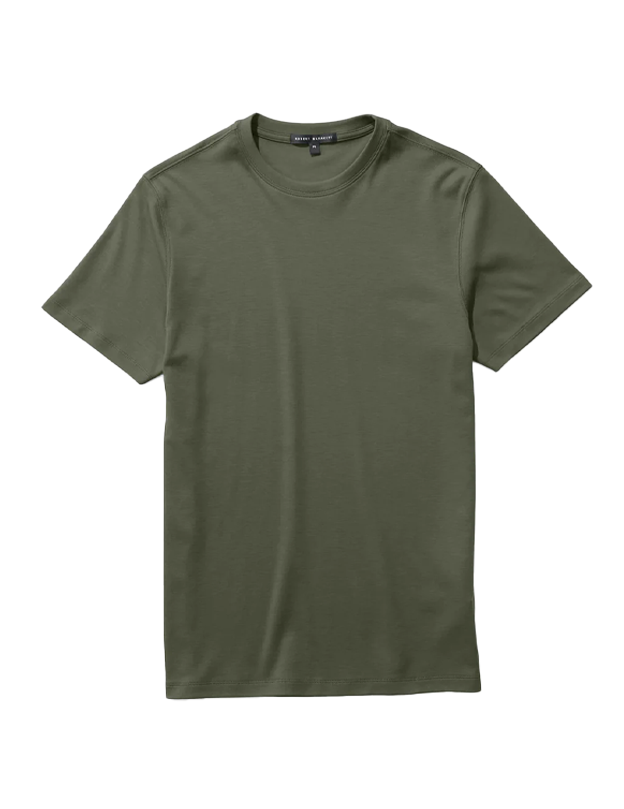 Georgia SS Olive Crewneck T-Shirt