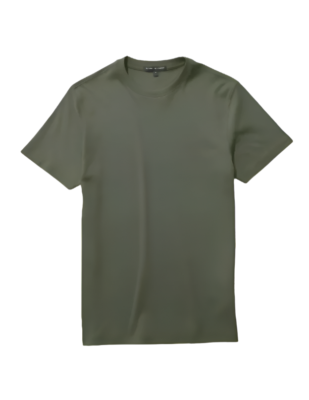 Georgia SS Olive Crewneck T-Shirt