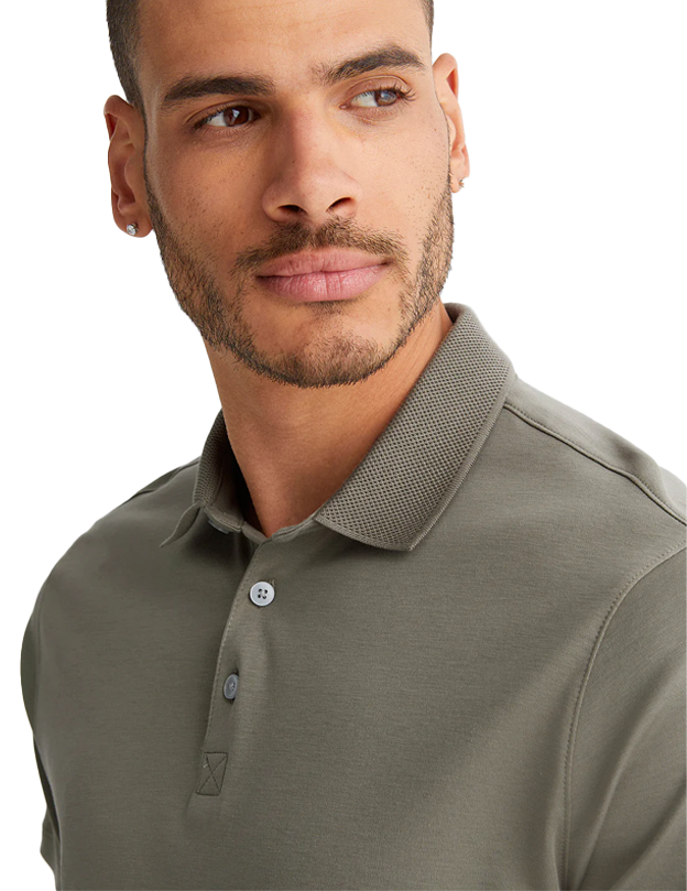 Georgia SS Polo in Pastel Olive