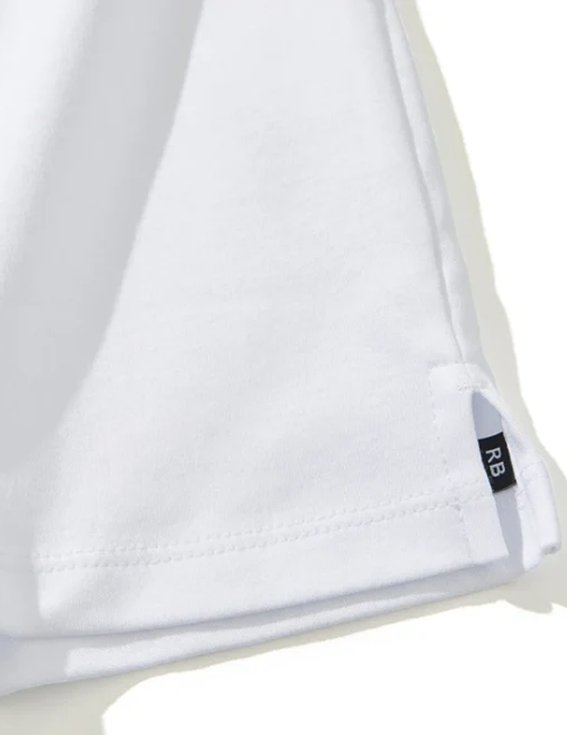 Georgia SS White V-Neck T-Shirt