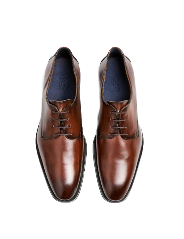 Gideon Dress Shoe in Brandy