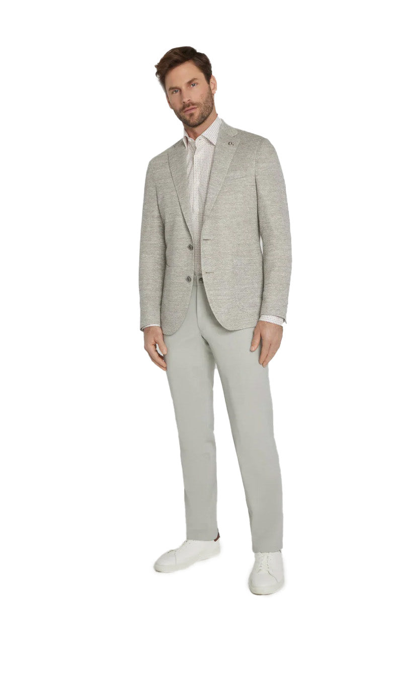 Hampton knit linen blazer