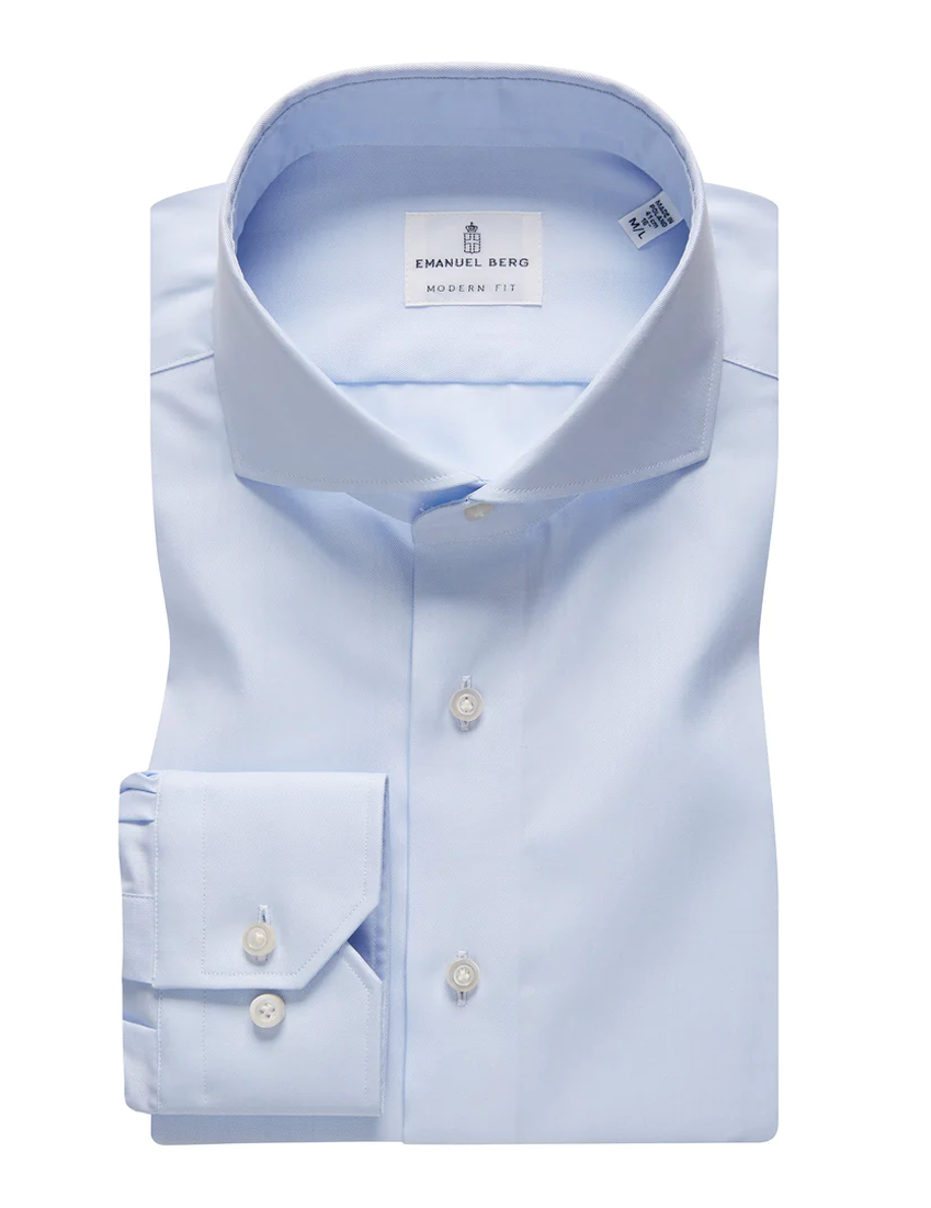 Harvard Modern Fit Light Blue Dress Shirt