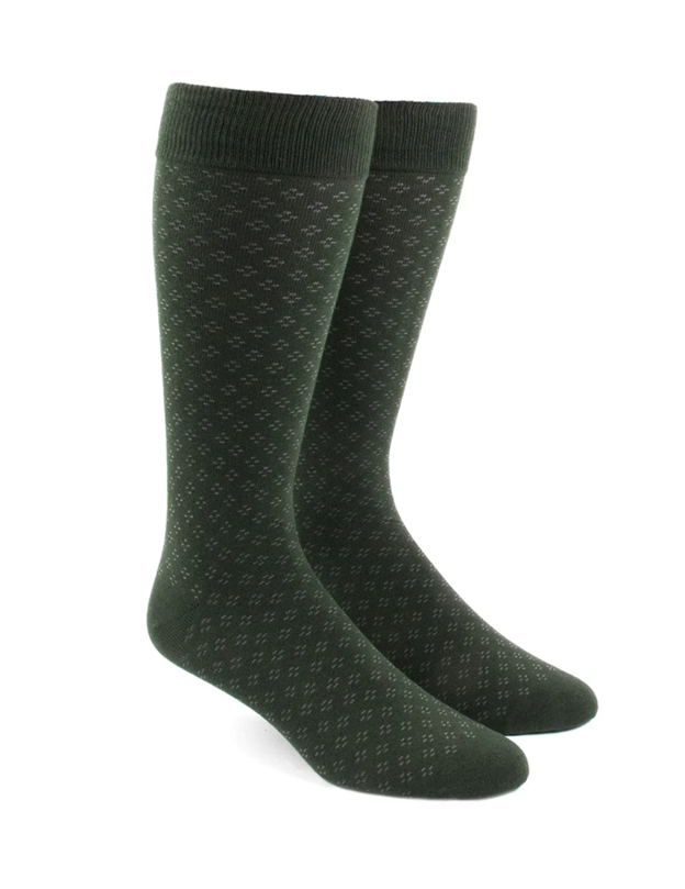 Green dress shop socks