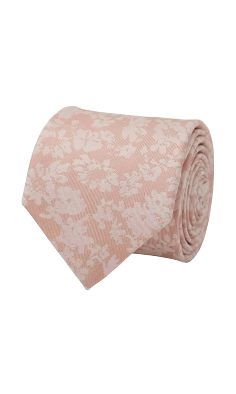 Incognito Floral Blush Tie