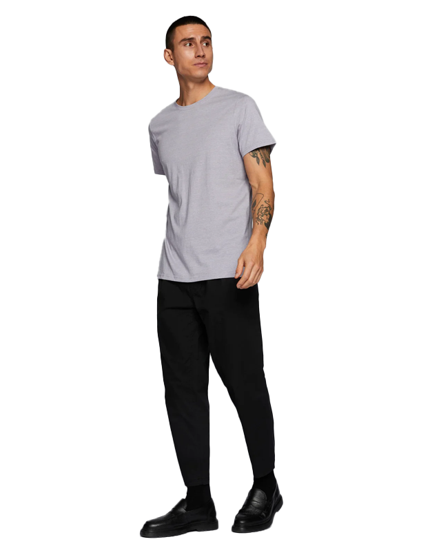 Jermane Mini Stripe T-Shirt in Daybreak, T Shirt design. Matinique T shirts in day break