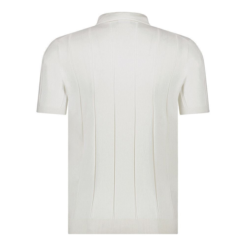 Knit Ribbed Polo