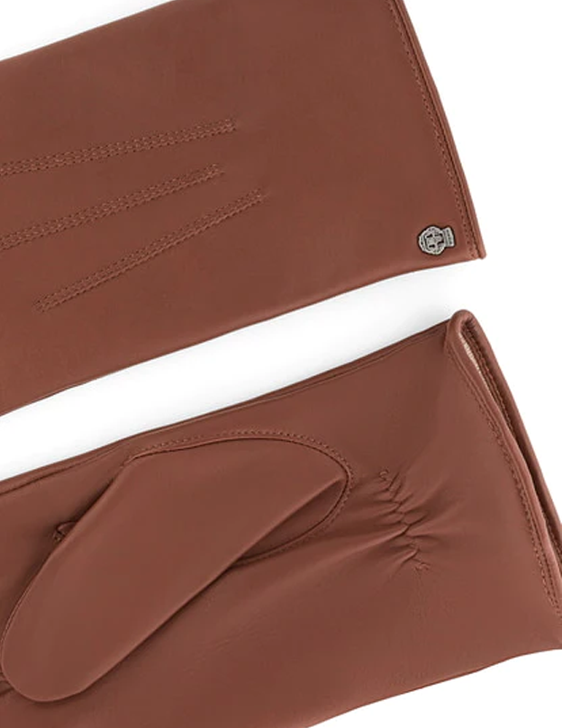Leather Gloves in Cognac