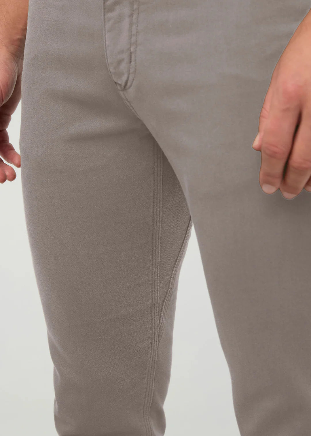 No Sweat Slim Denim in Stone