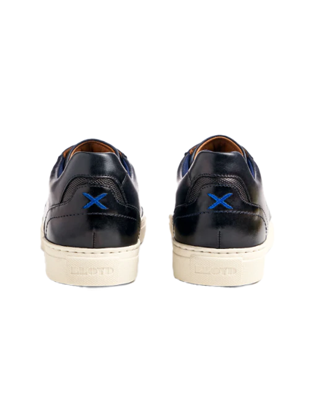 Malaga Leather Sneaker in Ocean