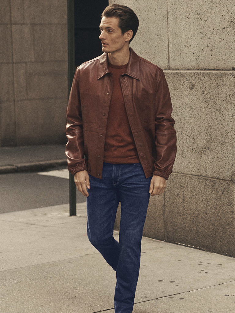 Courage Straight Fit Denim in Dark Shaded Organic