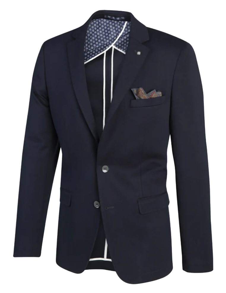 Navy Jersey Sport Coat