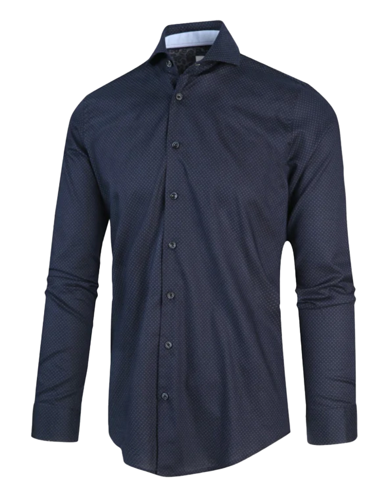 Navy Print Shirt