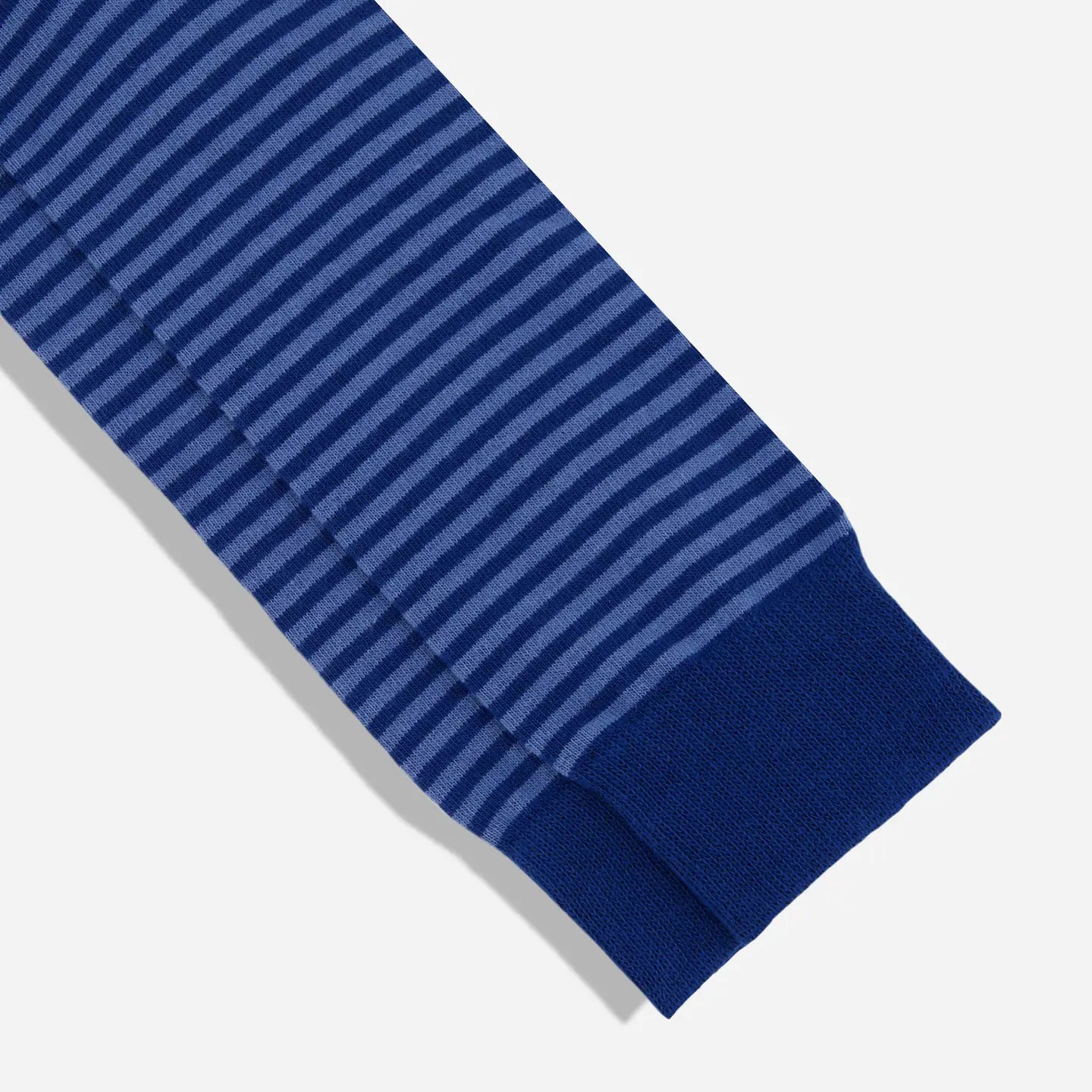 Thin Stripes Slate Blue Dress Socks