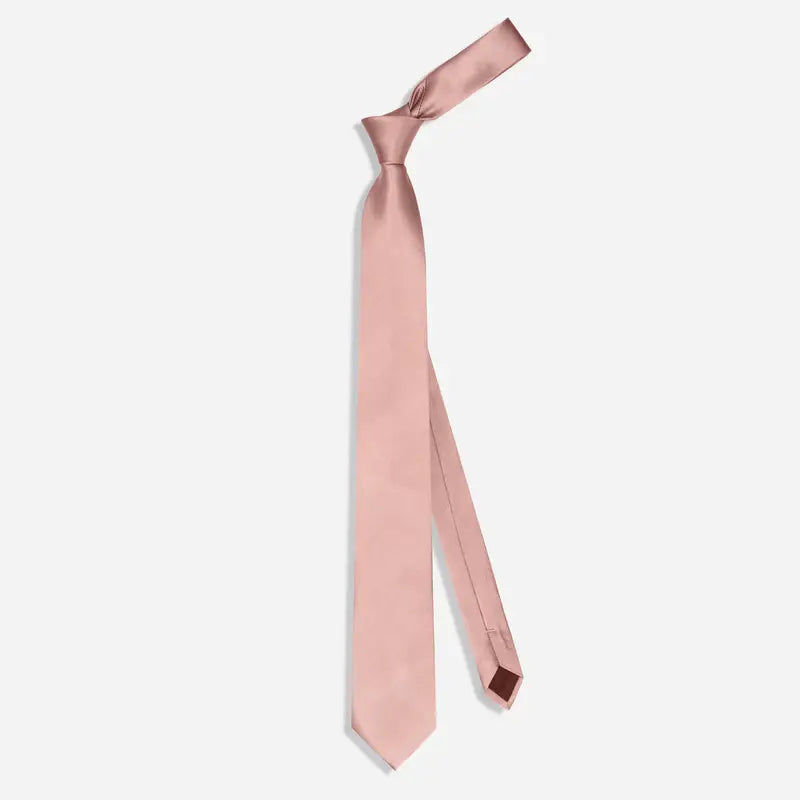 Grosgrain Solid Mauve Tie