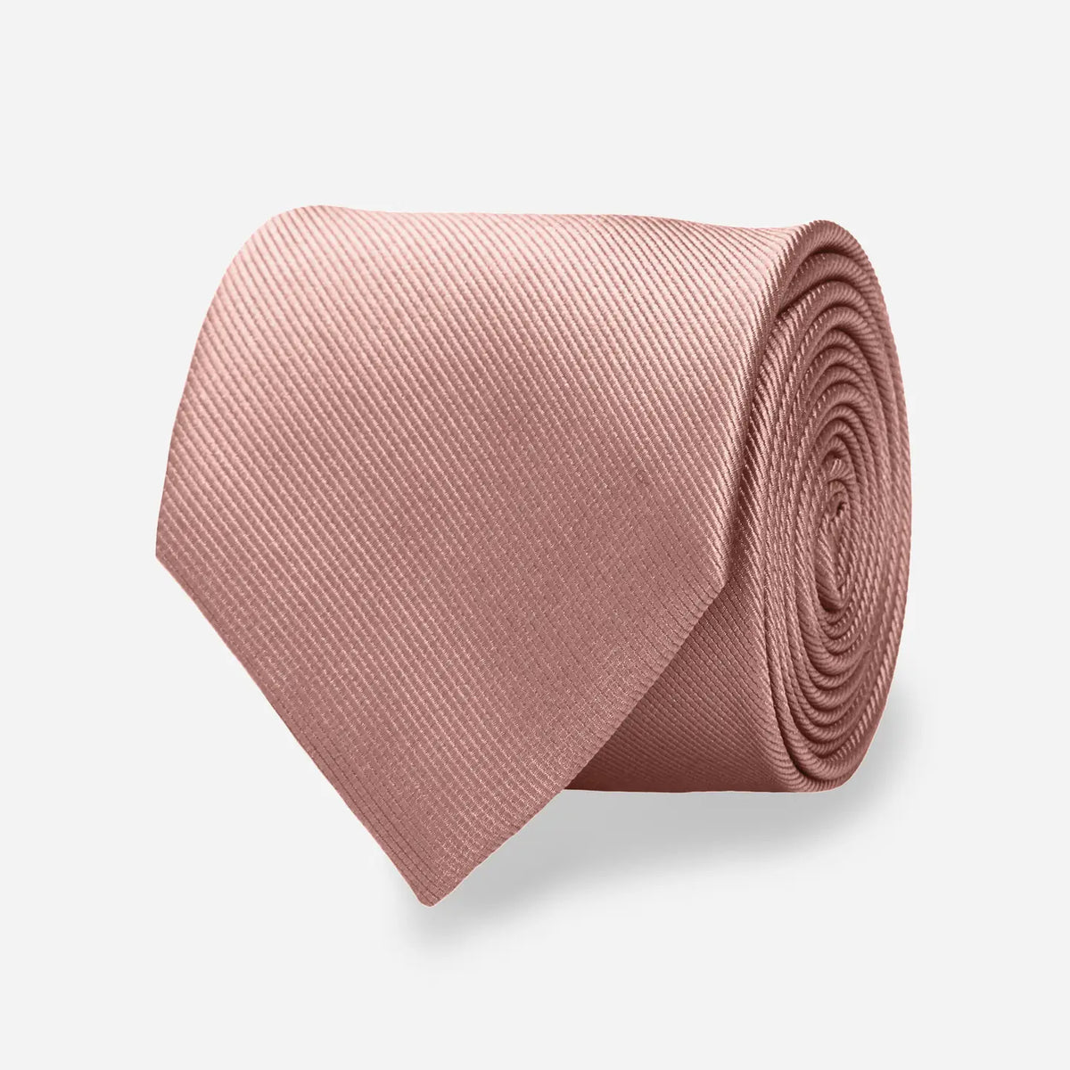 Grosgrain Solid Mauve Tie